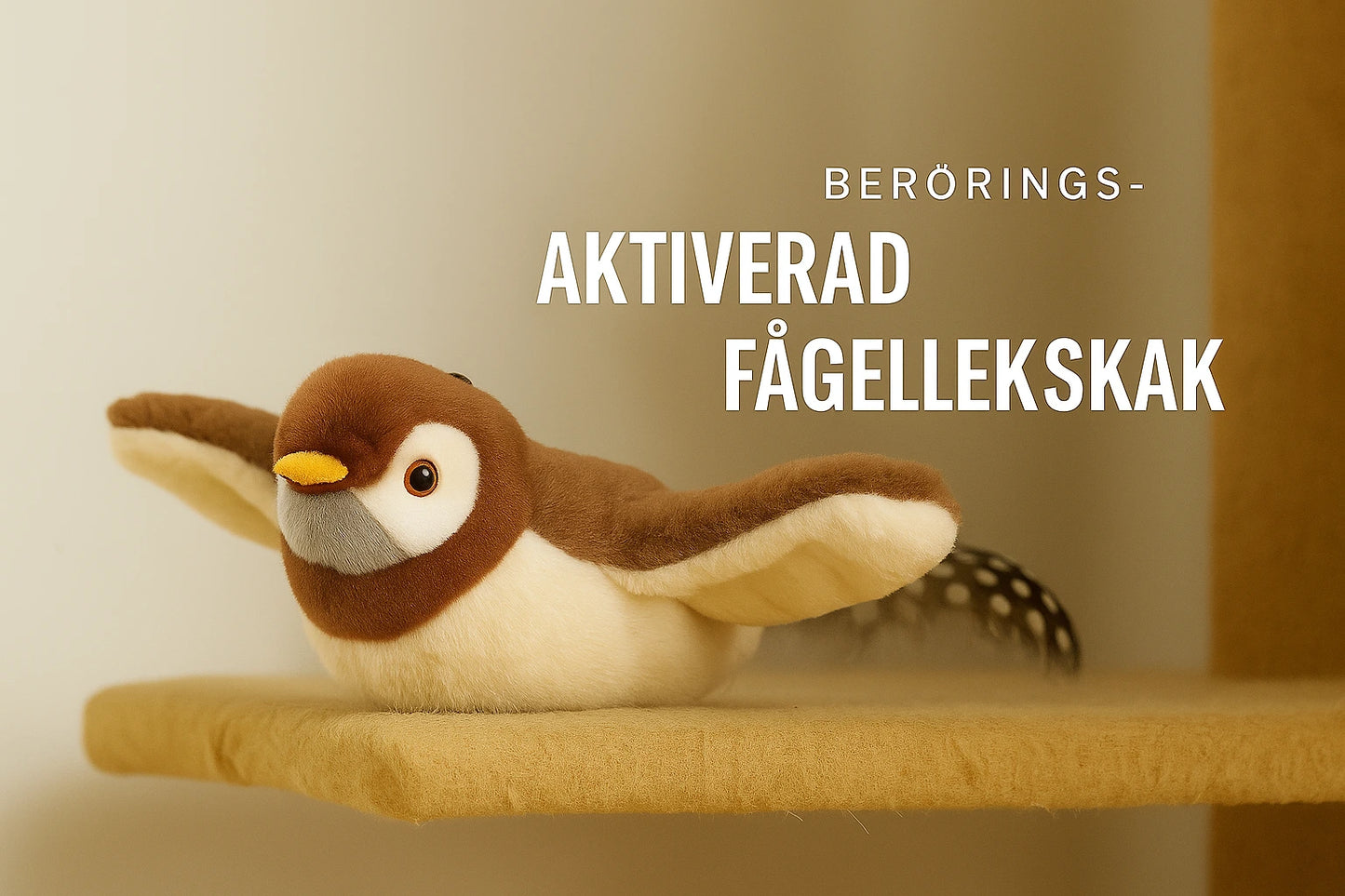 Interaktiv Fågelkattleksak