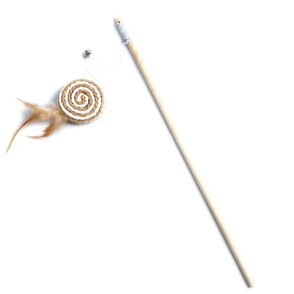 Interaktiv Kattvippa med Fjäder