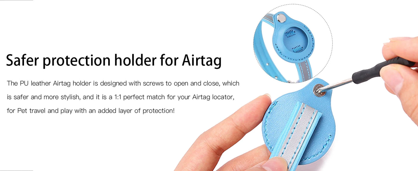 Reflekterande Katt-Halsband med Airtag