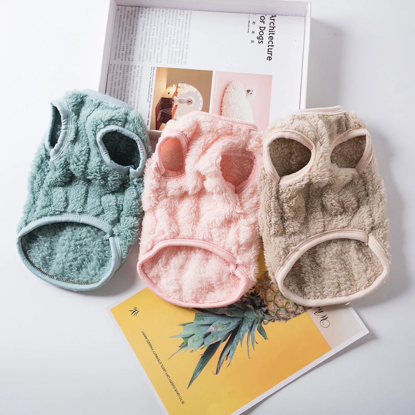 Varm Fleeceväst för Katt & Liten Hund